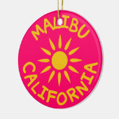 Malibu, Californië Keramisch Ornament (Links)