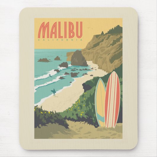 Malibu, Californië Muismat (Voorkant)