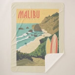 Malibu, Californië Sherpa Deken
