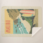 Malibu, Californië Sherpa Deken (Voorkant (horizontaal))