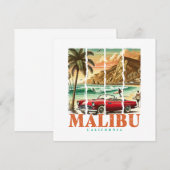Malibu Californië - Sport Auto Schilderachtig Kust (Voorkant / Achterkant)