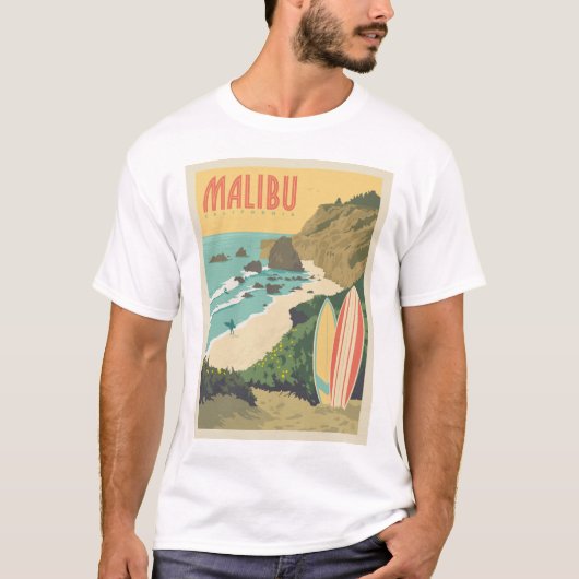 Malibu, Californië T-shirt (Voorkant)