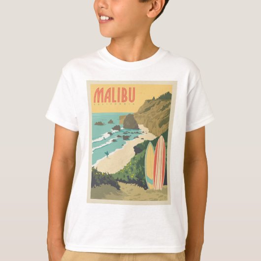 Malibu, Californië T-shirt (Voorkant)