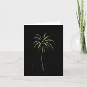 Malibu Californië Tropische Boom Palm Ontspannen K Kaart