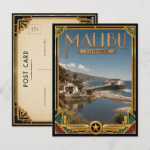 Malibu Californië Vintage Art Deco Gouden Tijdperk