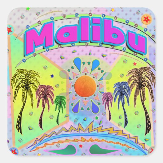 Malibu Calm Desire Sticker (Voorkant)