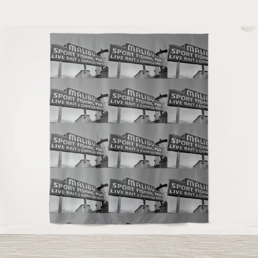 Malibu College Dorm Athea Bedroom Tapestry Wandkleed (Voorkant)