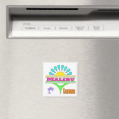 "Malibu Colorful 1" Magnet (Insitu (Vaatwasser))