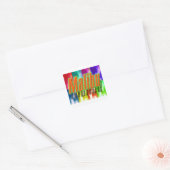 "Malibu" Colorful Palms Sticker (Envelop)
