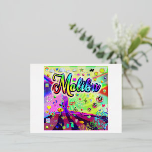 Malibu Cool Energy Ansichtkaart Folie Feestdagen Briefkaart