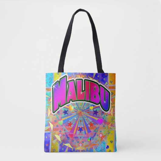 Malibu Cosmic Unity Canvas tas (Voorkant)