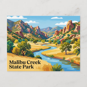 Malibu Creek State Park Californië Briefkaart