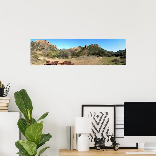 Malibu Creek State Park Poster (Thuiskantoor)