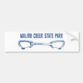 Malibu Creek State Park Rock Climbing Quickdraw Bumpersticker (Voorkant)