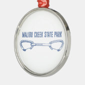 Malibu Creek State Park Rock Climbing Quickdraw Metalen Ornament (Links)