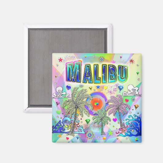 Malibu Deep Dream Magnet (Voorkant / Achterkant)