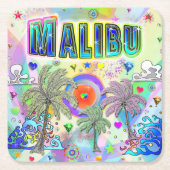 Malibu Deep Dream Onderzetter (Voorkant)