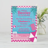 Malibu Doll Beach Pool Verjaardag Kaart (Staand voorkant)