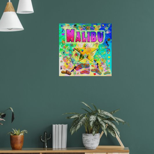 Malibu Epoch Hour Poster (Woonkamer 1)
