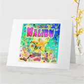 Malibu Epoch Hour Wenskaart Kaart (Gele Bloem)