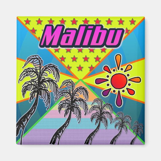Malibu Freedom Magnet (Voorkant)