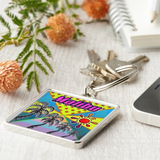 Malibu Freedom Sleutelhanger (Zijkant)