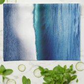 Malibu Gem Blue Jewel Wave Tea Towel Theedoek (Gevouwen)