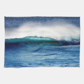 Malibu Gem Blue Jewel Wave Tea Towel Theedoek (Horizontaal)