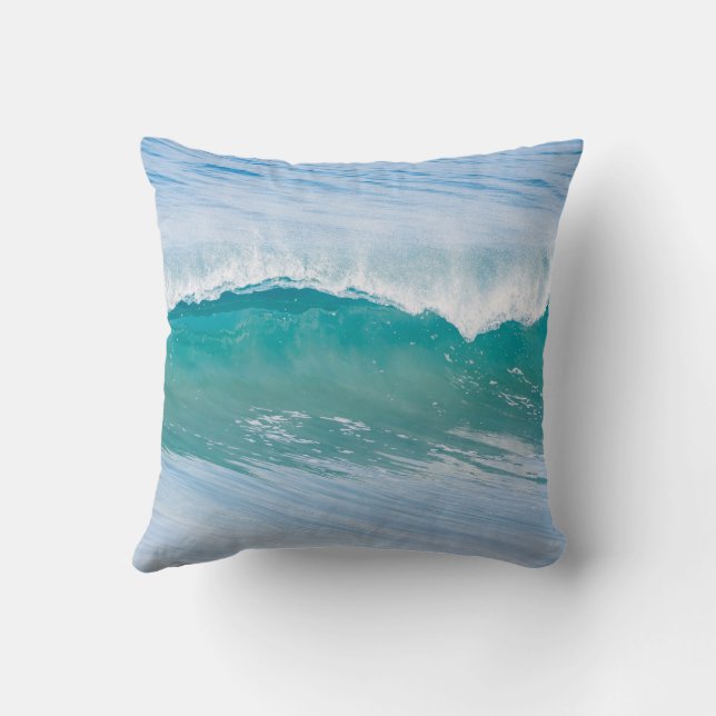 Malibu Gem Ocean Wave Katoenen Kussen (Achterkant)