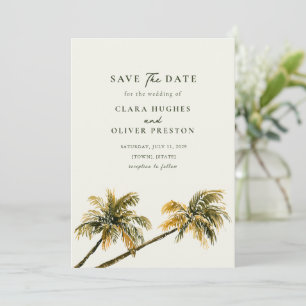 Malibu Golden Hour Palm Coast California Huwelijk Save The Date