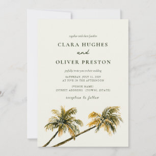 Malibu Golden Hour Palm Coast Californische Trouwd Kaart