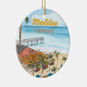 Malibu Los Angeles California Ornament (Rechts)