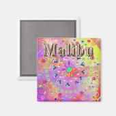 Malibu Lucky Golden Magnet (Voorkant / Achterkant)