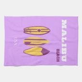 Malibu, Malibu Beach, Preppy, Preppy Meisje, Paars Theedoek (Horizontaal)