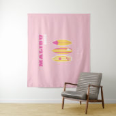 Malibu, Malibu Beach, Preppy, Roze Wandkleed (In situ)