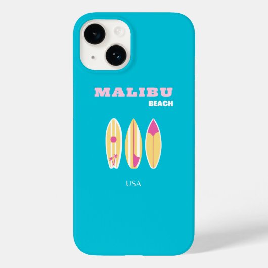 Malibu, Malibu Beach, Tropical, Preppy, Preppy Art Case-Mate iPhone Case (Achterkant)