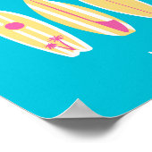 Malibu, Malibu Beach, Tropical, Preppy, Preppy Art Poster (Hoek)