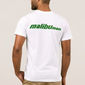 Malibu Man Green T-shirt (Achterkant)