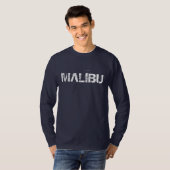MALIBU MANNEN SPORT-TEK CONCURRENT LANGE MOUW T-SHIRT (Voorkant volledig)