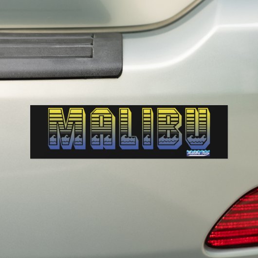 Malibu Ocean Bumpersticker (Op auto)