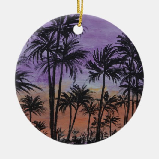 Malibu-Ornament Keramisch Ornament (Voorkant)