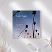 Malibu Palm Trees · Uitnodiging voor bruiloft · Bo