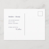 Malibu Palmbomen • Save the Date • Boho Blauwe Briefkaart (Achterkant)