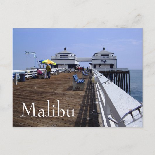 Malibu Pier, Californië Briefkaart (Voorkant)