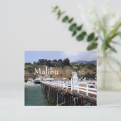 Malibu Pier, Californië Briefkaart (Staand voorkant)