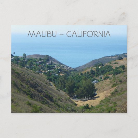 Malibu Postcard. Briefkaart (Voorkant)