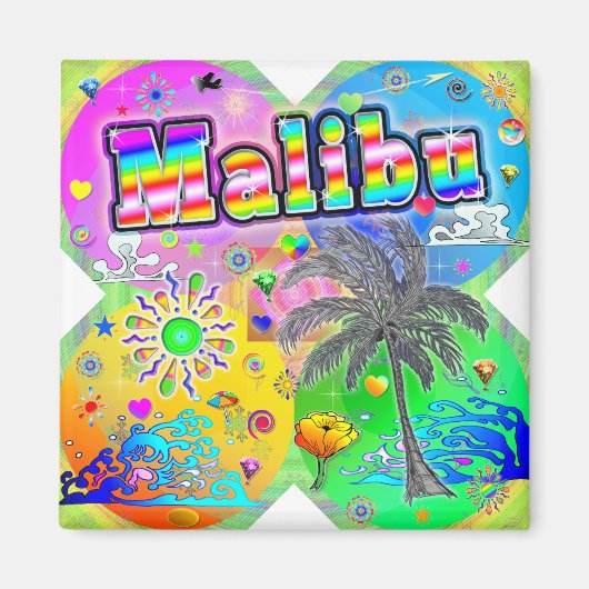 Malibu Quadro Seasons Magnet (Voorkant)