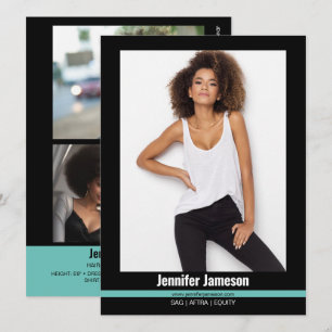 Malibu Ridge 4 Model Acteur Talent Flip Cards Kaart