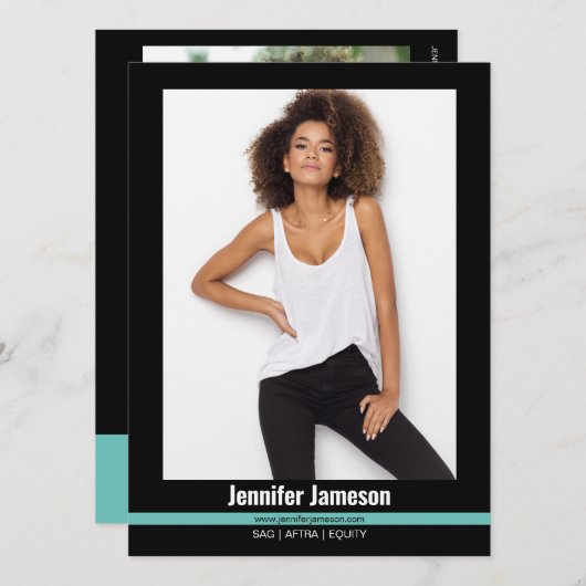 Malibu Ridge 4 Model Acteur Talent Flip Kaarten (Voorkant / Achterkant)