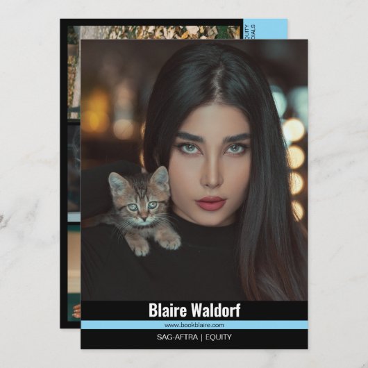 Malibu Ridge 4 | Modelcompcards Kaart (Voorkant / Achterkant)